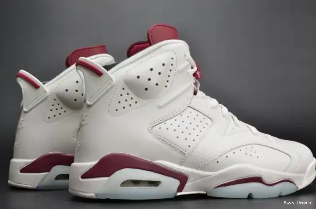 Kick Theory Maroon white Jordan 6 Retro 384664-116 Air 0624